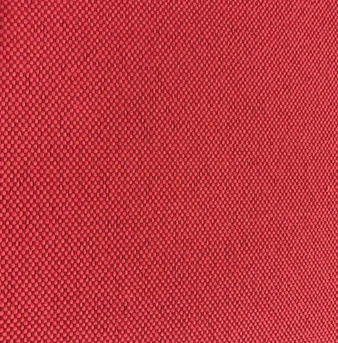 Close-up of CB Fabric cornhole bag material, featuring a textured red pattern, ideal for controlled and precise gameplay on slower boards.