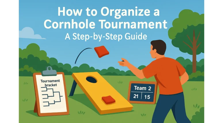 How to organize a cornhole tournament? A step-by-step guide.