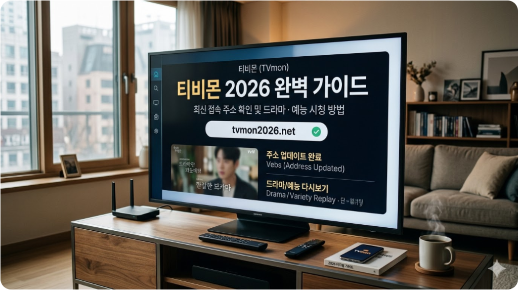 티비몬 최신주소 확인 및 드라마 예능 시청 방법: 2026년 접속 완벽 가이드 티비몬 최신주소 확인 및 드라마 예능 시청 방법: 2026년 접속 완벽 가이드